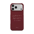 Snap Phone Case - Illegal, Expensive or in Ibiza (oxblood)